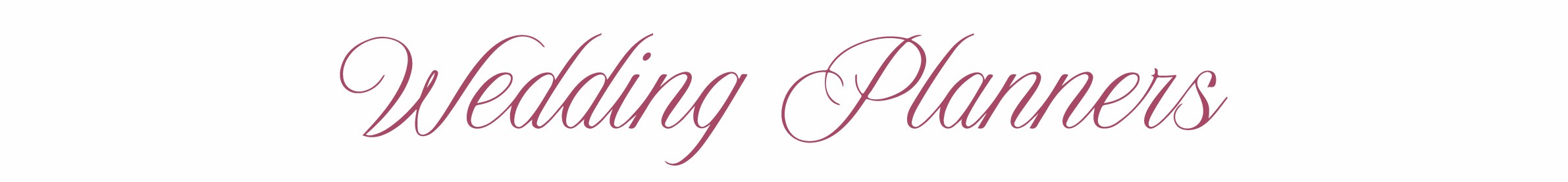 Wedding Planners